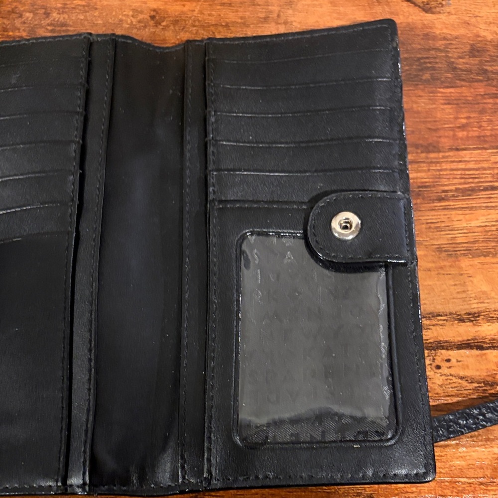 Kate Spade Textured Black Wallet - Picture 5 of 5
